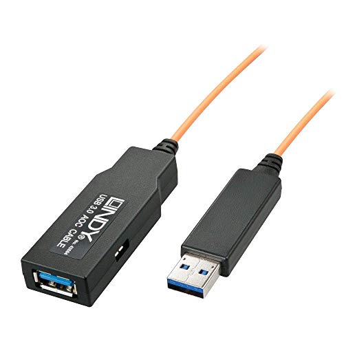 LINDY USB 3.0 光ファイバハイブリッドケーブル 30m
