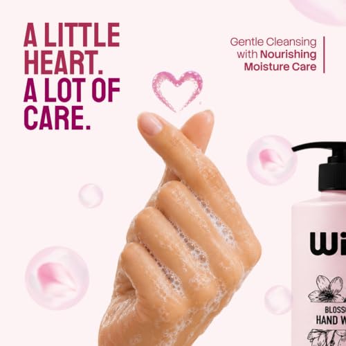 Image of Wiz Blossom Hand Wash 1 Litre Pump Bottle (Pack of 3) | Floral Fragrance Liquid Hand Soap | Moisturizing Daily Hand Cleanser for Kitchen & Bathroom | Gentle Formula for Everyday Hygiene