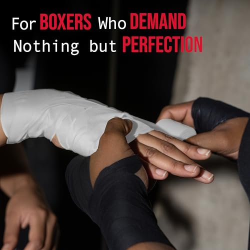 Ringside 1" Athletic Trainers Tape, Cotton Kinesiology for Combat Sports, Adhesive, for Men and Women, 1" x 30', White, 5 Pack