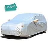 GUNHYI SUV Car Cover Waterproof All Weather for Automobiles, 6 Layer Heavy Duty Outdoor Cover, Sun...