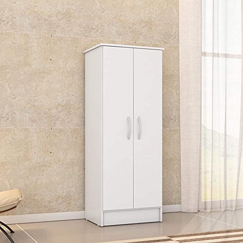 Armário Multiuso 2 Portas Viena Branco - LC Móveis