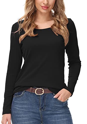 TrendiMax jerséis para Mujer en Invierno,Manga Larga y Cuello Redondo,Estilo Casual y Informal Cover
