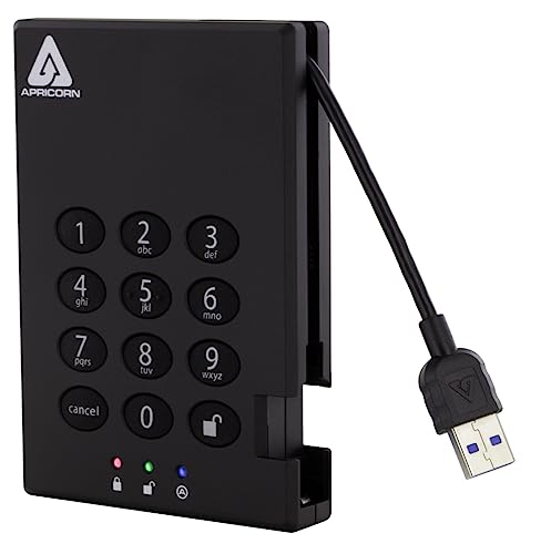 Amazon | Apricorn Aegis Padlock USB 3.0 - Solid State Drive A25 