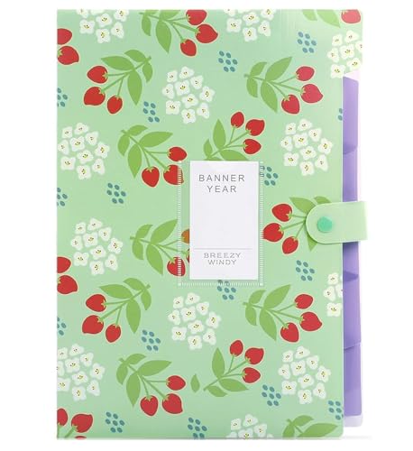 Image of Corslet Expanding File Folder Organizer File Holder for Documents 6 Pocket File Folder A4 File
