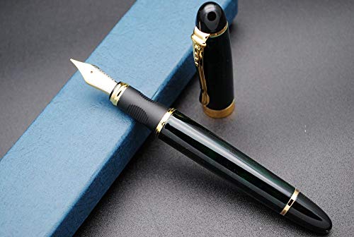 Jinhao X450 Penna stilografica con pennino M Fiori...