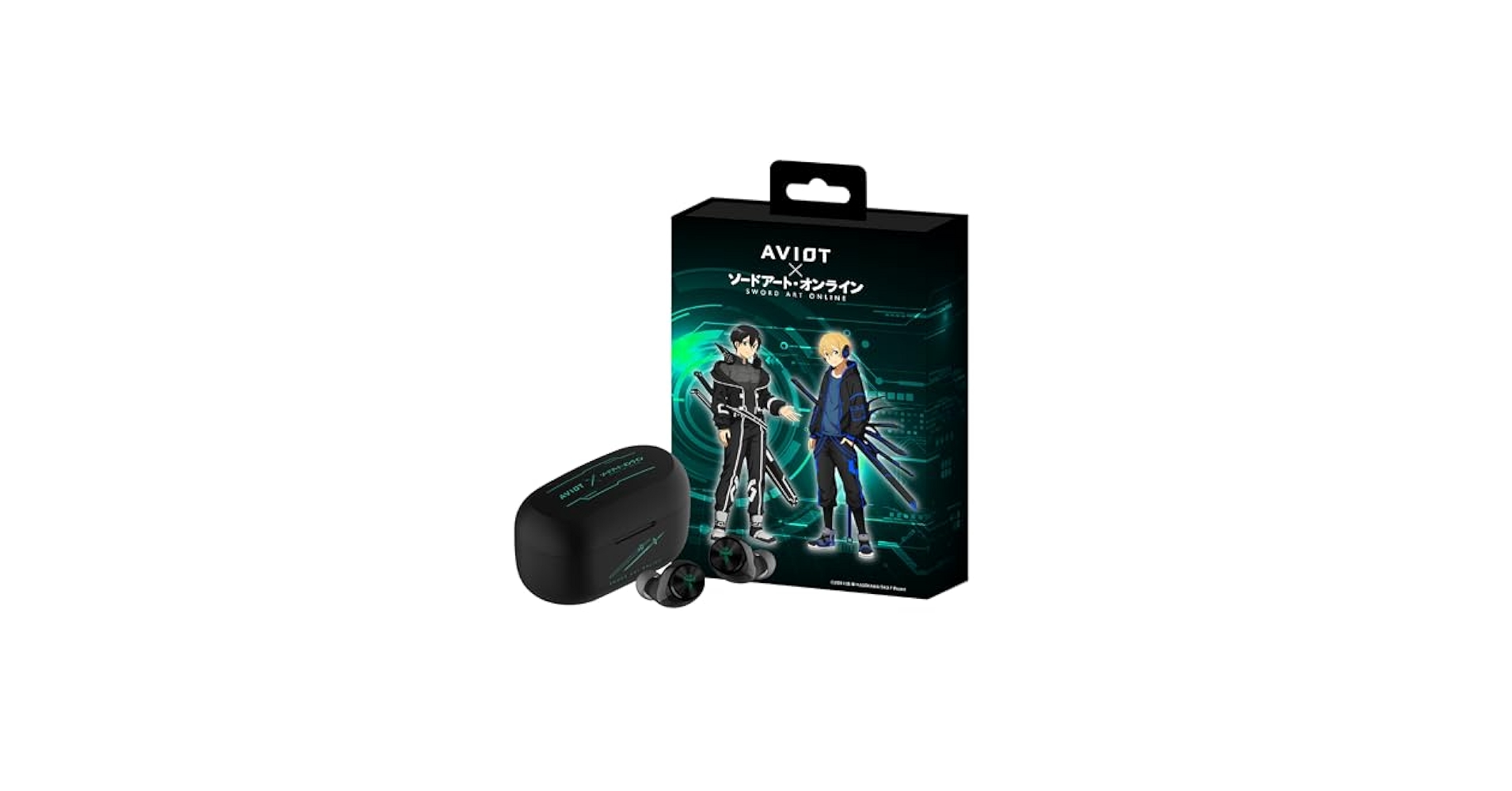 Amazon.com: AVIOT Sword Art Online Anime Wireless Earbuds TE