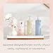MyKirei by KAO Soothing Peony Milky Lotion, Peony Extract and Rice Water, Sustainable Bottle, with Reusable Lotion Dispenser, 11.5 FL OZ