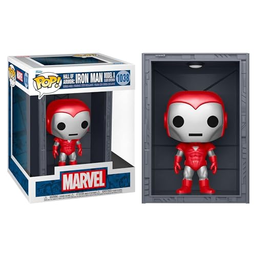 Funko Pop! Deluxe: Marvel HOA - Iron Man - MK8 SlvrCenturion - Metallic - Marvel Comics- Figurine en Vinyle à Collectionner - Idée de Cadeau - Produits Officiels - Movies Fans