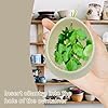 HINGTAI Earthenware Herb Stripping Bowl, Herb Stripper Bowl Ceramic, New Kitchen Tools Supplies, Available in Different Hole Sizes for Peeling the Stemmed Leaves #2