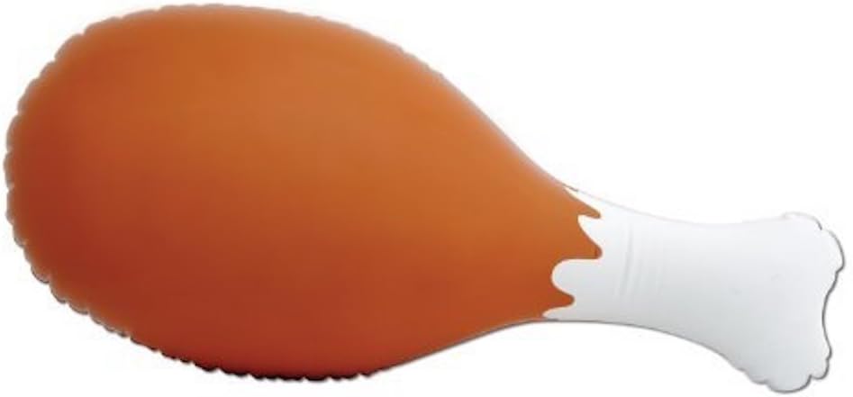 PMU Thanksgiving Inflatable Turkey Leg 24 Inch (1 Count) (1/pkg) Pkg/1