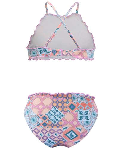 Image of Billabong Girls' Two-piece Bikini Swimsuit Set, UPF 50+ Sun Protection, Quick-Dry Bathing Suit
