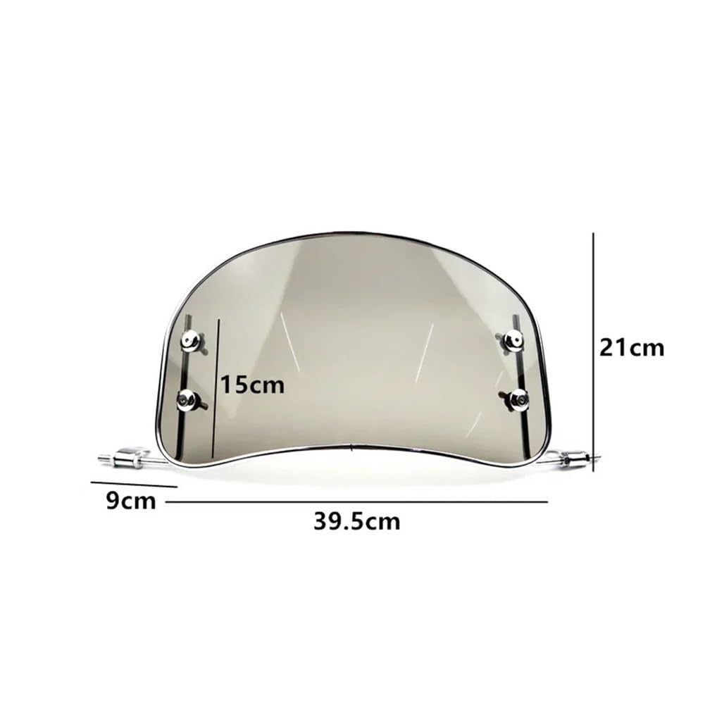 D'écran Déflecteurs Moto Déflecteur De Vent Avant De Pare-Brise De Moto Universel, Accessoires Modifiés, Déflecteur De Vent De Pare-Brise