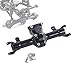 RZXYLRC Alloy Front Axle Housing for Axial SCX24 90081 Deadbolt AXI00001 C10 1/24 RC Crawler Upgrades (Front)