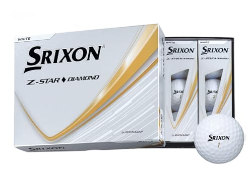 ゴルフボール スリクソン Z-STAR ダイヤモンド3 ホワイト[1ダース /12球入り]