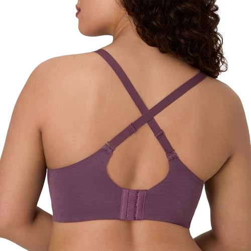 Image of Bali Women's Wireless Bras for Women - Breathe Lace Cotton Modal No Underwire Bra, Adjustable T-Shirt, Plus Size