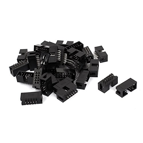 Header Connectors 2x5 pins ángulo recto 33 piezas miniatura 1