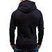 waotier Suéter Deportivo Sudadera con Capucha Cremallera para Hombre Manga Larga Traje...