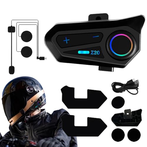 Auriculares inalámbricos IPX6 para casco de moto con audio exterior