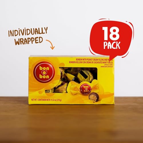 Bon o Bon Chocolate Bon Bons, Decadent Chocolate Truffles with a Creamy Peanut & Wafer Filling, 15g x 18 Bonbons - image 3