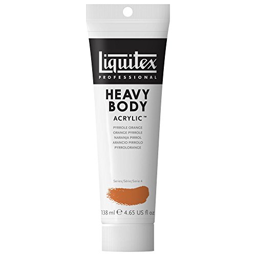 Image of Liquitex Professional Heavy Body Acrylic Paint 4.65-oz tube, Pyrrole Orange