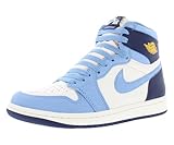 Jordan Air 1 Retro High OG University Blue (FD2596 400), Azul universitario/vela/azul medianoche/dorado universitario, 36 EU
