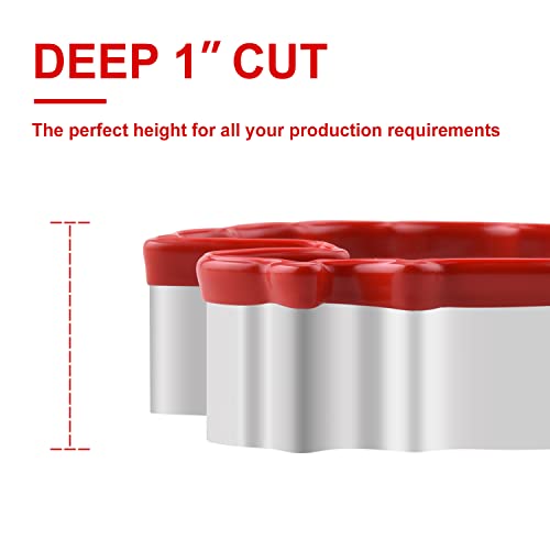 Thanksgiving Cookie Cutter Set 3 Piece, 4” Maple Leaf, Turkey, Pumpkin Fall Holiday Cookie Cutters With Soft Pvc For Protection #TOP4