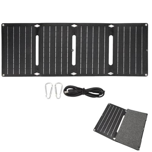 Cargador solar plegable de 40W: di adiós a quedarte sin batería en la montaña