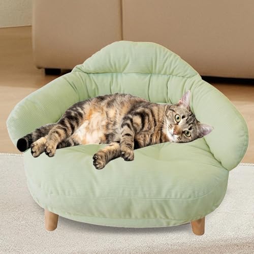Hundestuhl – Haustiersofa | Eckhundebett | Sofas und Stühle für Hunde | Hundesofabett | Abnehmbare Couch Hundebett Hundesofa Couch | Weicher Haustiercouchstuhl, atmungsaktives Katzennestbett für das W