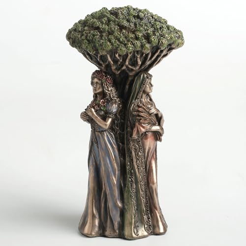 Estatua Triple Diosa Madre Doncella y Anciana 4.6 pulg miniatura 7