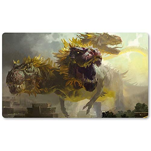 Four leaves Zacama, Primal Calamit, - Brettspiel MTG Spielmatten+Kostenlose wasserdichte Tasche,Größe 60X35CM, kompatibel mit Digimon MTG TCG CCG RPG Cover