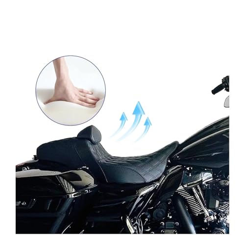 Asiento de motocicleta delantero trasero doble para modelos de calle 2009-2023 3