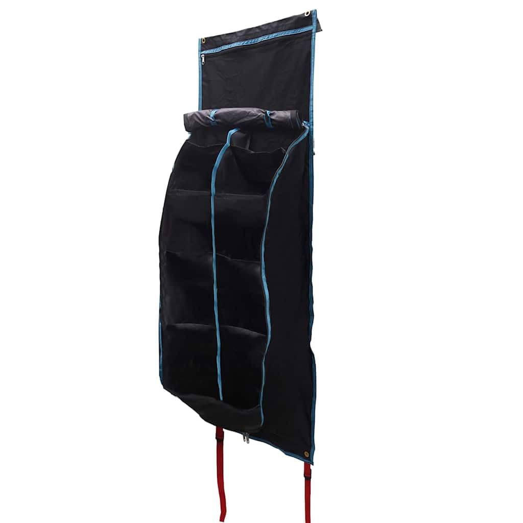 Czarno-niebieska torba do przechowywania z materiału Oxford, 140 x 40 cm, na kemping i wędrówki, lekkie akcesoria namiotowe do przechowywania na zewnątrz, pasuje do drążka namiotu i stelaża