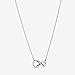 PANDORA Sparkling Infinity Collier Necklace - Stunning Women's Jewelry - Gift for Her - Sterling Silver & Cubic Zirconia - With Gift Box - 19.7