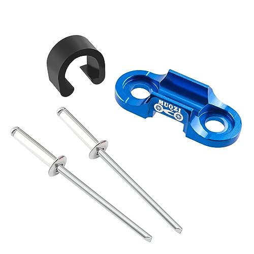 Uqezagpa Bike Brake Shifts Cable Base Buckle Clip Part Cable Guide Bike Cable Clip Bicycles Aluminium Alloy Bike Cable Guide Hook
