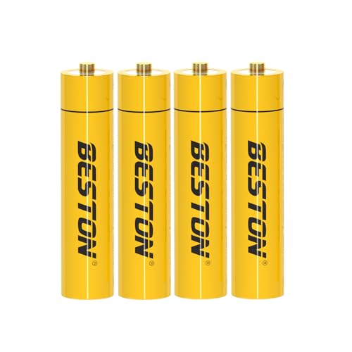 Wiby Pilas recargables Ministilo 390 mAh, 666 mWh, AAA, 1,5 V de litio | Tensión constante | Carga rápida magnética/ranura | IP68 antipolvo / impermeable | BMS integrado y múltiples protecciones
