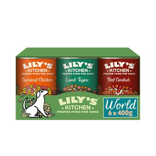 Lily's Kitchen Dog Wet Tins World Dishes Multipack 6 x 400 g