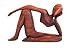 OMA The Thinker Statue Wood Carved Meditation Yoga Sculpture Modern Art Brand