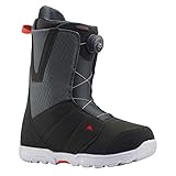 BURTON Moto BOA Snowboard Boots Mens Sz 11 Gray/Red