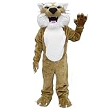 Brown Bobcat Mascot Costume Animal (Personalized, Large)
