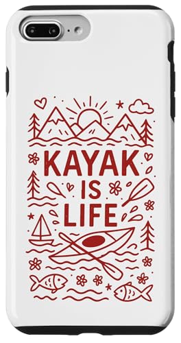 Kayak Canoes-Boat Kayaking, JbN tBbVO JbN V[JbN ނ JbN X}zP[X iPhone 7 Plus/8 Plus p