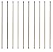 Produktbild Windhager Stahl-Pflanzstab Bambusoptik-SET, Stahl-Rankstab, Pflanzenstütze, Rankhilfe, Pflanzstäbe, Tomatenstäbe, Braun, 10 Stück, 150 cm, 89137