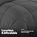 Full Size Comforter Set with Sheets - 7-Piece Bedding Collection - 1 Comforter, 1 Fitted Sheet, 1 Flat, 4 Pillowcases - Deep Pocket - Soft & Breathable Premium Quality - Ideal for All Seasons, Gray