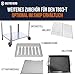 GastroHero Tischbräter Gas mit 3 Brennern, 11 kW, 650 x 570 x 270 mm, Outdoor geeignet, Kombibräter, Tischgrill, Gastronomiebedarf