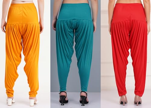 Image of Buy That Trendz Patiala Salwar for Women Relaxed Fit Viscose Patiyala Salwar Harem Bottom Pants