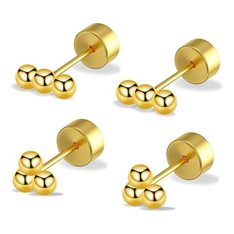 G23 Titanium Ball Stud Earrings Cover