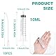 JIEYAO 10Stück Jungvögel Füttern Schlauch,2Stk Spritze 10ml Mit Schlauch Tauben Zubehör Feeder Futter Futterspritze knopfkanüle Handfütterungswerkzeug Für Baby Vögel Papageien Milch Wasser Medikamente