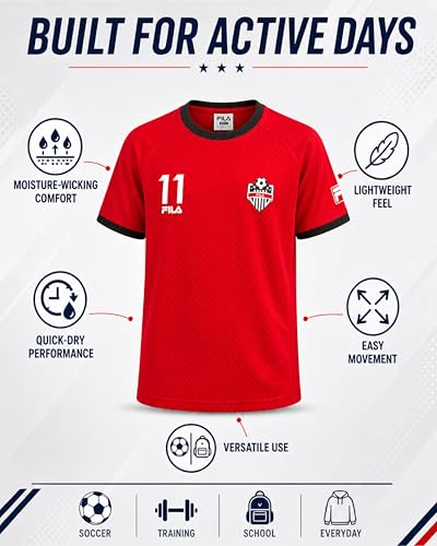 Fila Performance Mesh Soccer Jersey