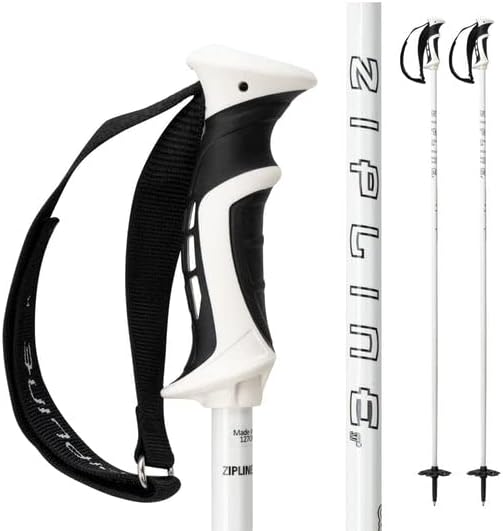 Bastones de esquí de grafito compuesto de carbono - Zipline Blurr 16.0 - U.S. Proveedor oficial del equipo de esquí.