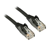 Anzahl: 10 Stück CDL Micro 10 x 3 m Cat5e Ethernet führt ~ Netzwerk Draht ~ Patch Kabel RJ – Schwarz