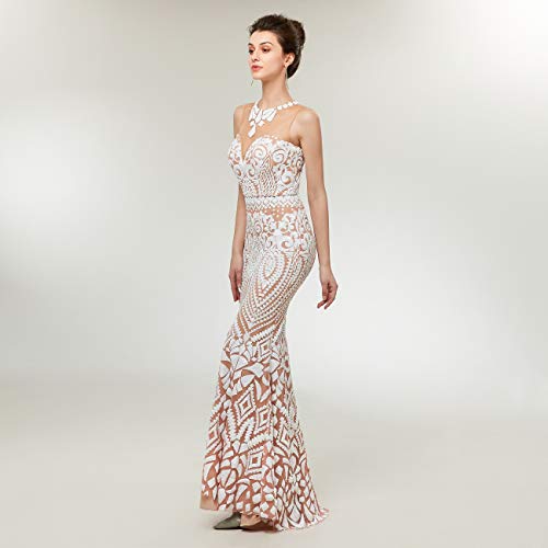 Women's Mermaid Dress Bridesmaid Dress Evening Dress Party Prom Gown - Image 7